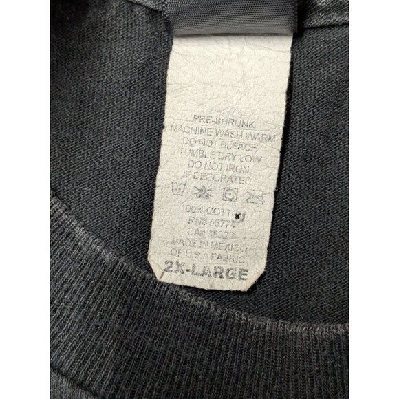 Vintage Hurley T Shirt Men Size 2XL Graphic Print Skater Grunge Distressed Surf - Picture 10 of 11